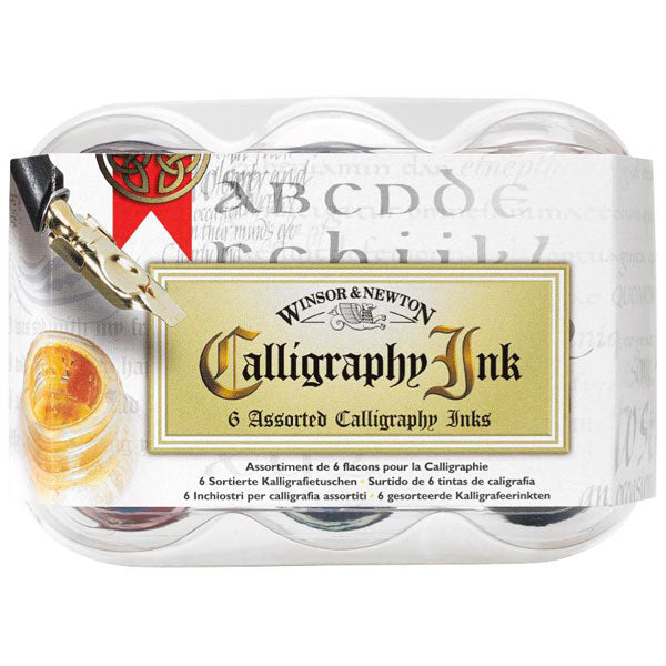 Winsor & Newton - Calligraphy Ink - 6 Assorted Set