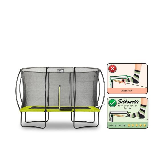 EXIT Silhouette Rect. 244x366 (8x12ft) (Lime)