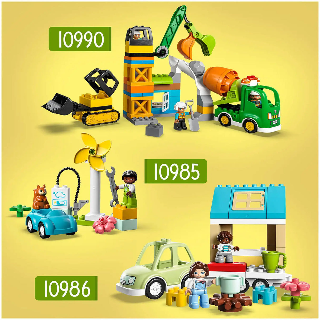 Lego Wind Turbine And Electric Car