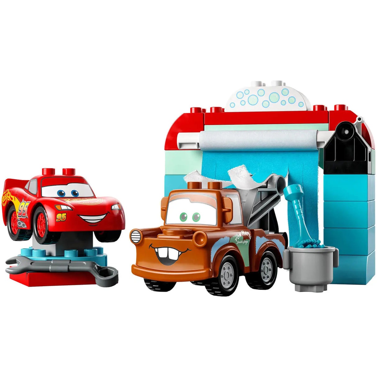 Lego Lightning McQueen & Mater's Car Wash Fun