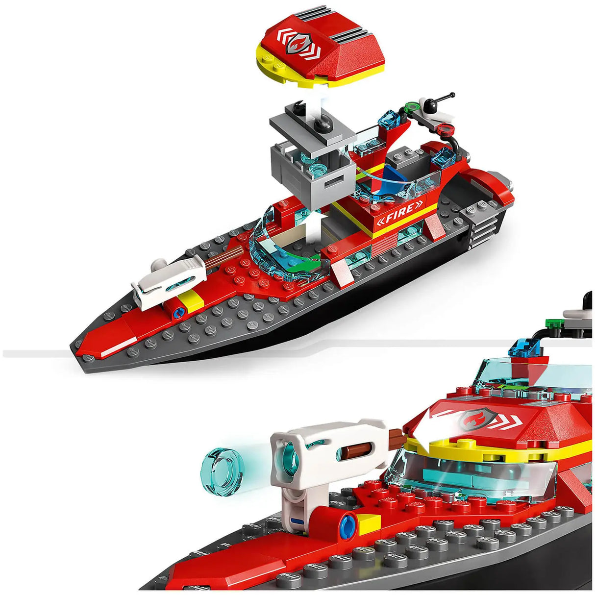 Lego Fire Rescue Boat