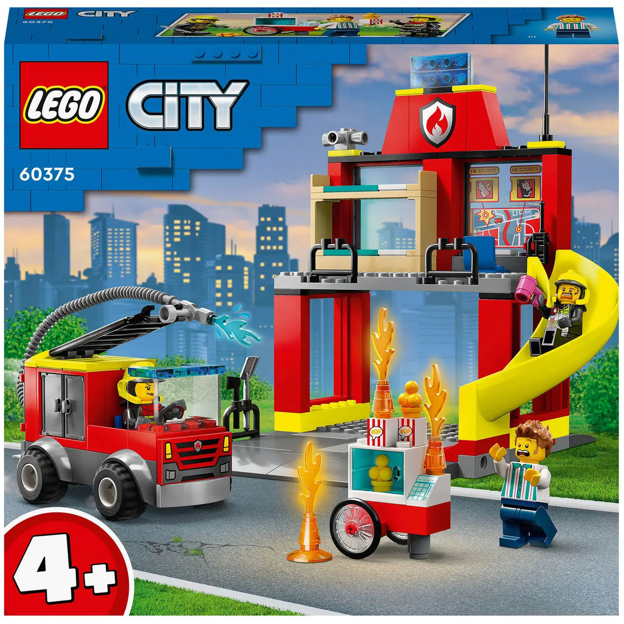 Lego Fire Station And Fire Truck