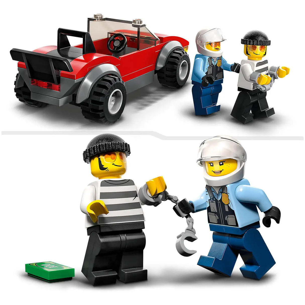 Lego Police Bike Car Chase