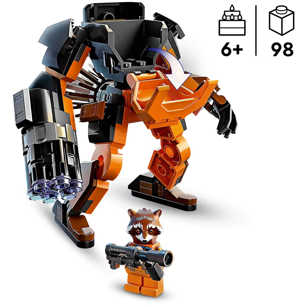 Lego Super Hero Rocket Mech Armor