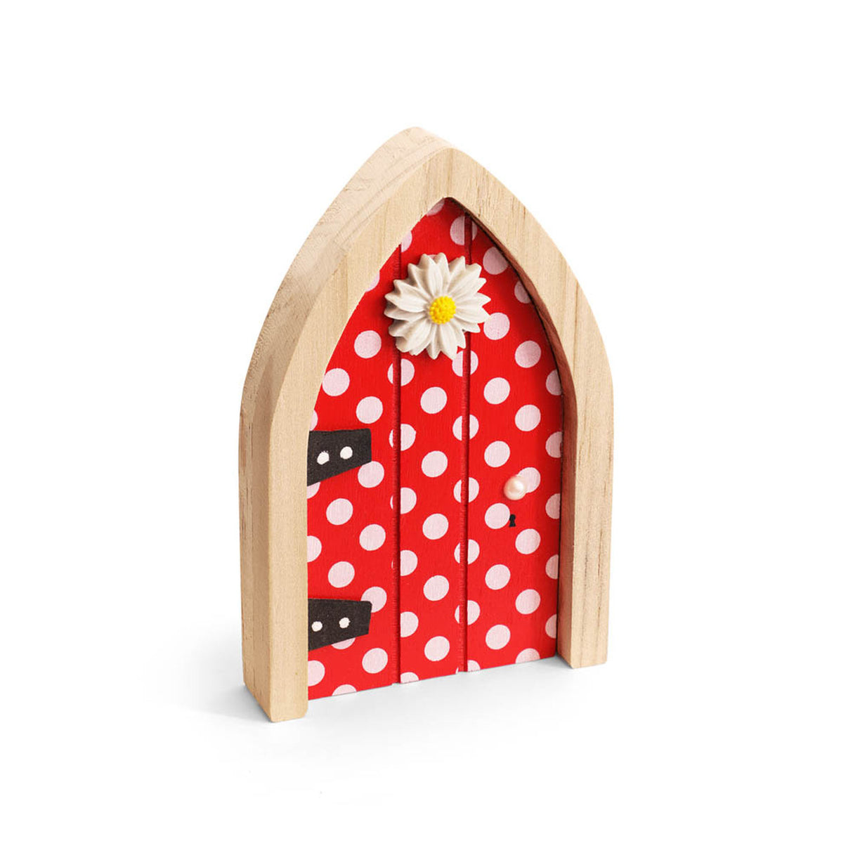 The Irish Fairy Door Red Polka Dot Door