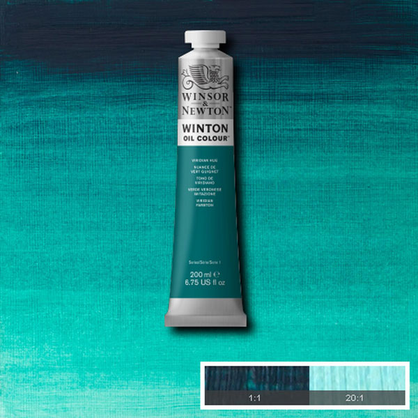 Winton Oil Colour Viridian Hue 200ml