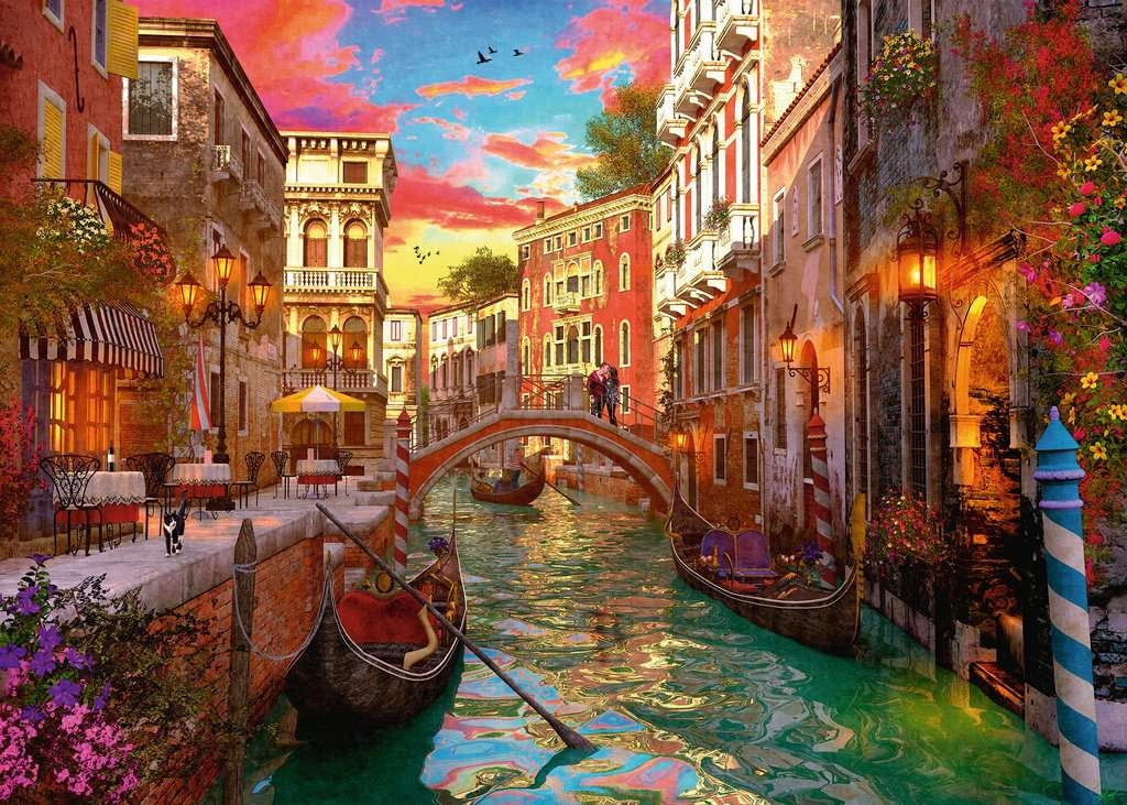 Venice Romance 1000 Piece Jigsaw Puzzle