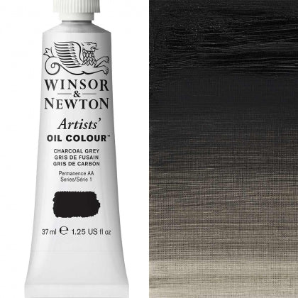 Winsor and Newton 37ml Charcoal Grey - Artists' Oil