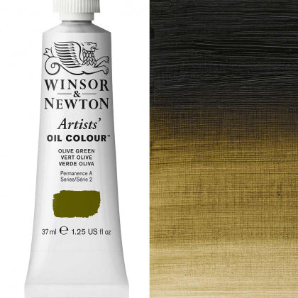 Winsor and Newton 37ml Olive Green - Artists' Oil