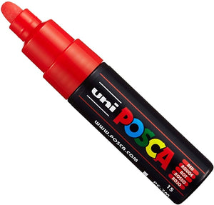 Posca Pc-7M Red Paint Marker