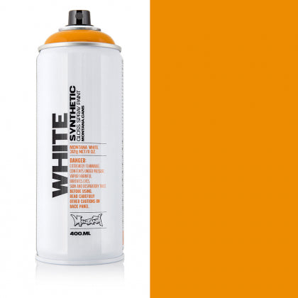 MONTANA WHITE S/PAINT- ORANGE