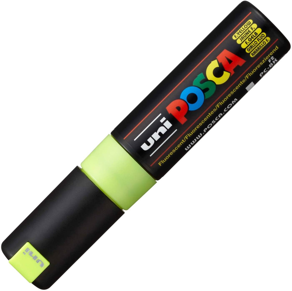 Posca 8Mm Marker-Fluo Yellow Single