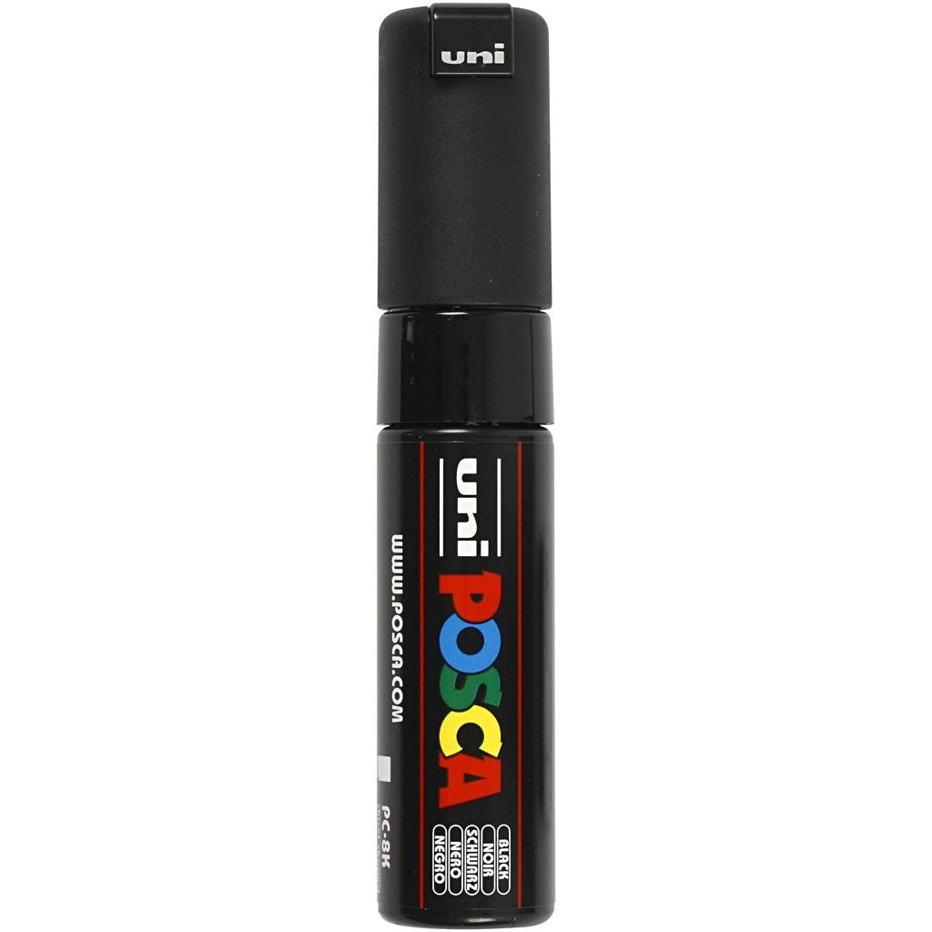 Posca PC-8K Broad Chisel Tip Paint Marker Blac
