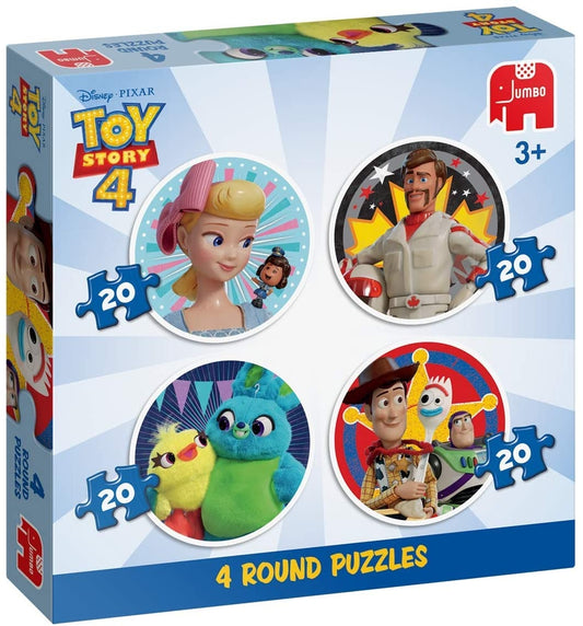 Toy Story 4 - 4 in 1 Round puzzle