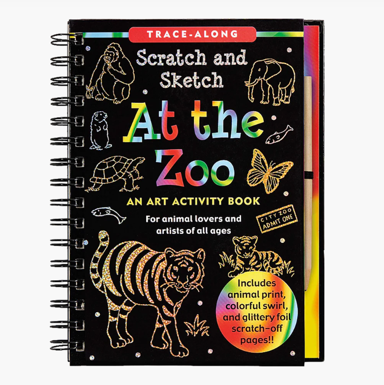 At the Zoo Scratch and Sketch