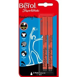 Berrol Handwriting Pen Black(2)