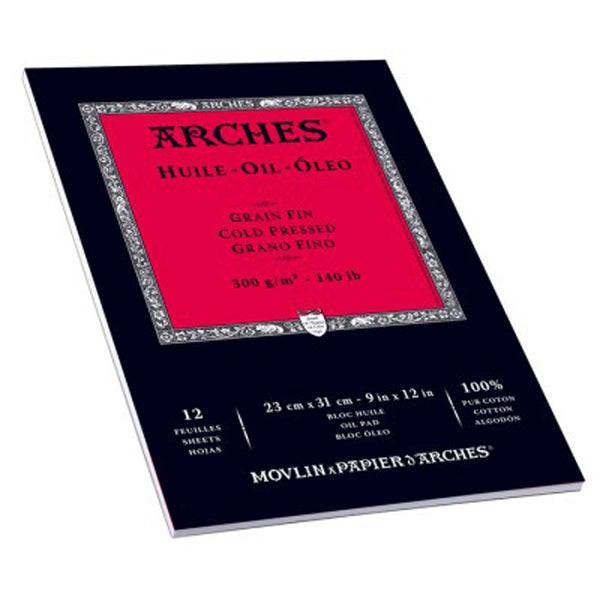 CANSON ARCHES OIL PAD 12X9