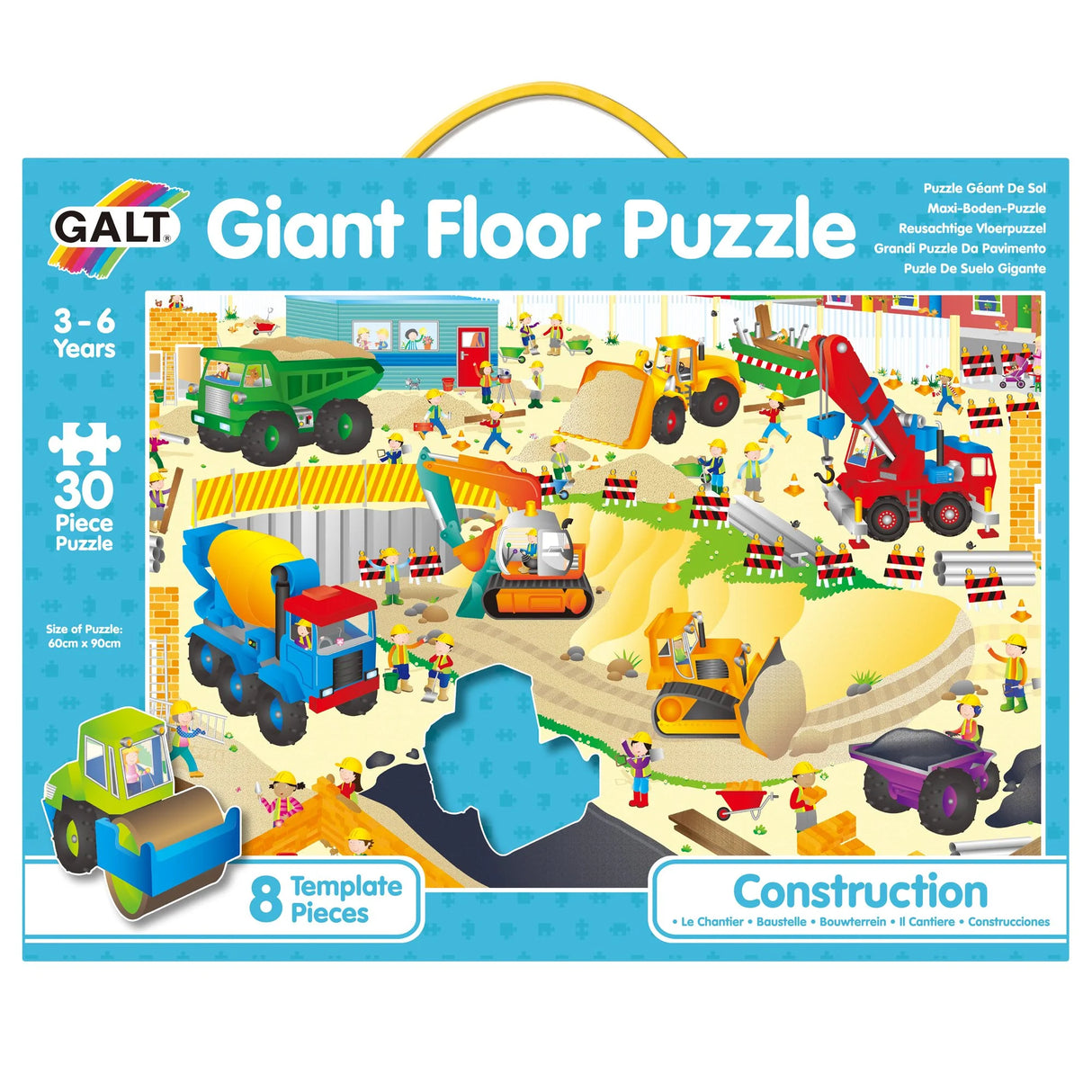 Giant Floor Puzzle -Construction Site