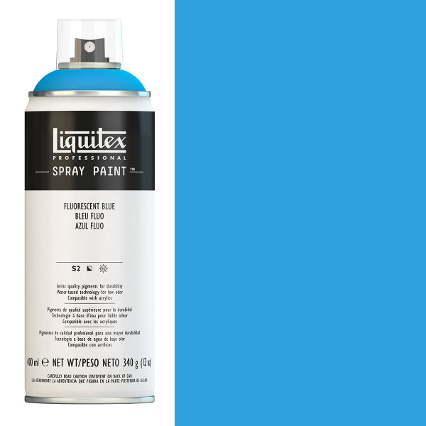 Liquitex Spray Paint -Fluorescent Blue