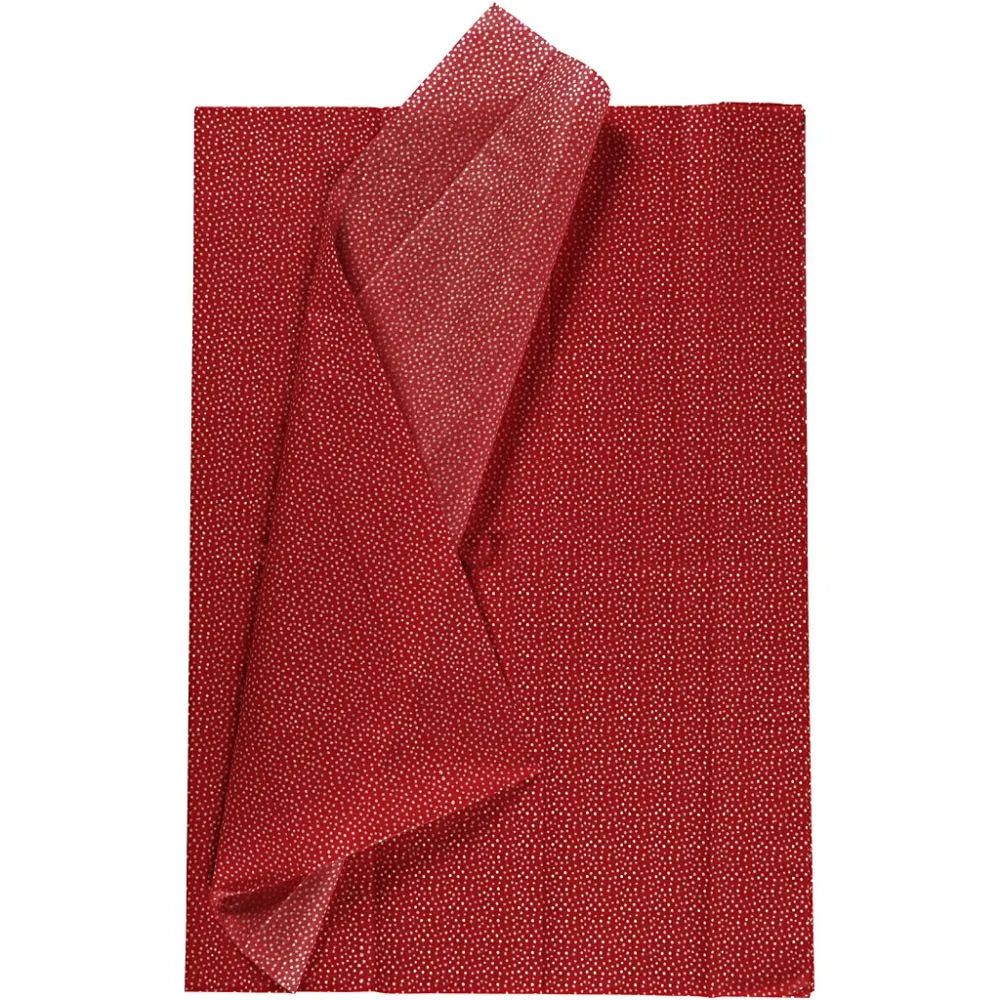Tissue Paper 50x70 cm 14 g - Red (6 Sheets)