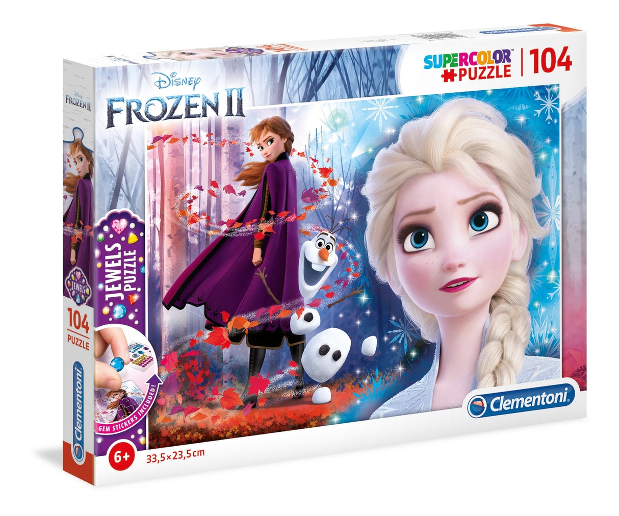 Jewels Frozen 2 - 104 Piece Jigsaw Puzzle