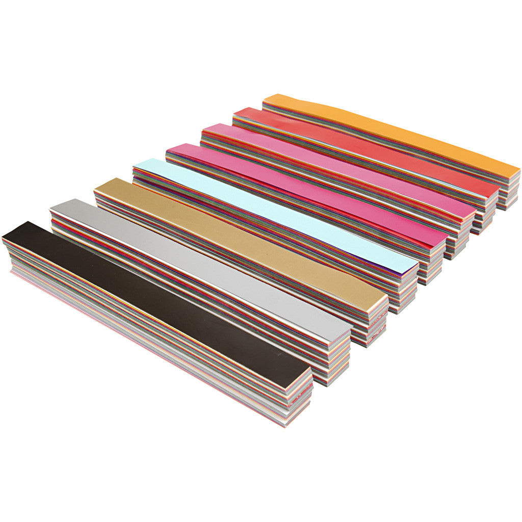 Paper Chains - Assorted Colours (Pack of 400 Pieces)