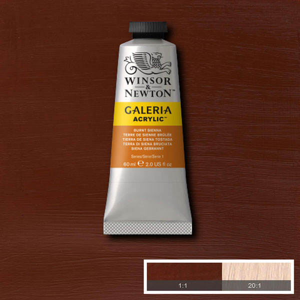 Galeria Acrylic Burnt Sienna 60ml