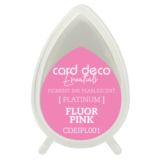 Card Deco Pigment Ink Pearl Fluo Pink