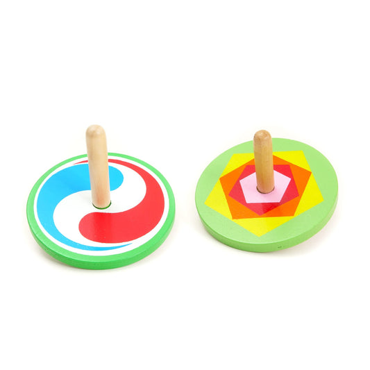 Mini Wooden Spinning Top