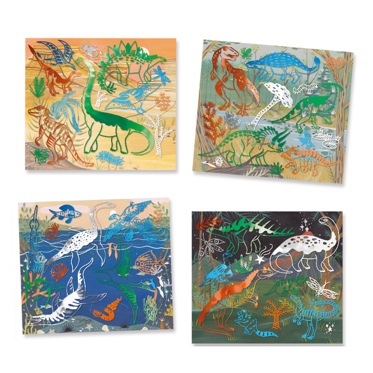 Djeco Artistic Patch Metal - Dinosaurus