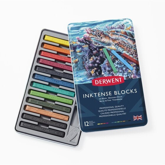 Derwent - Inktense Block - 12 Tin