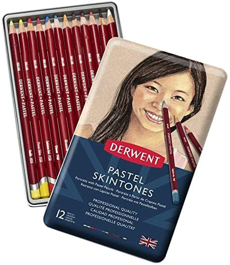 Derwent - Pastel Pencil - Skintones - 12 Tin