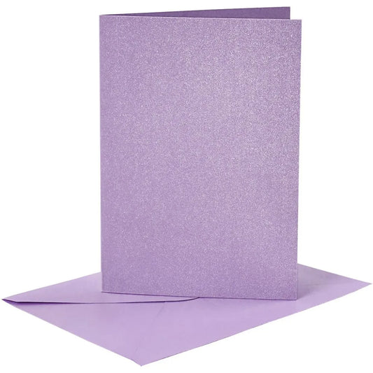 Cards/Envs Purple, card size 10.5x15 cm