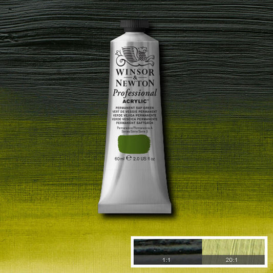 60ml Permanent Sap Green - Professional Acrylic