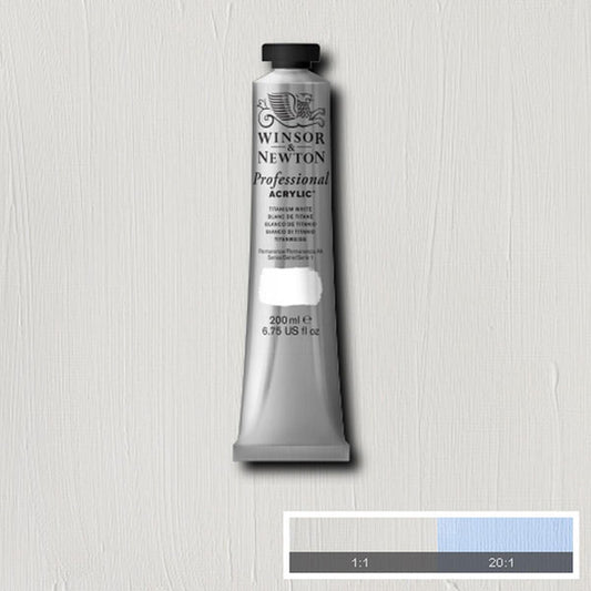 200ml Titianium White - Professional Acrylic