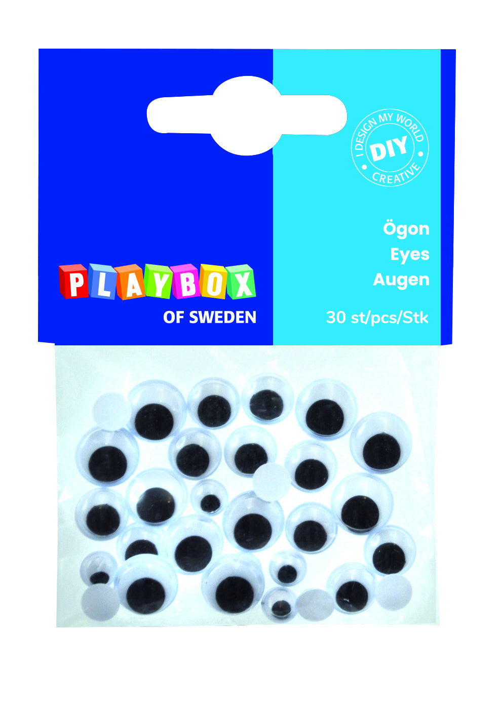 Eyes 30pcs black and white