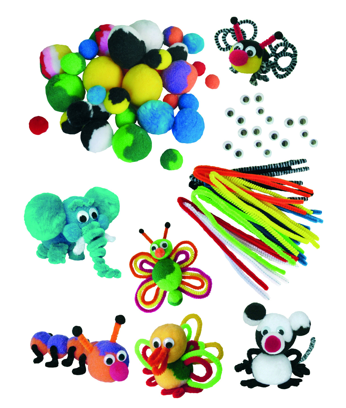 Craft Set - Pompom Animals