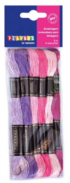 Embroidery Yarn - Pink & Lilac