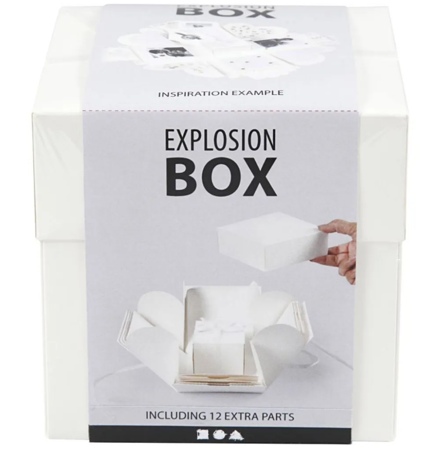 Explosion box, size 7x7x7.5+12x12x12 cm, g1 pc, of