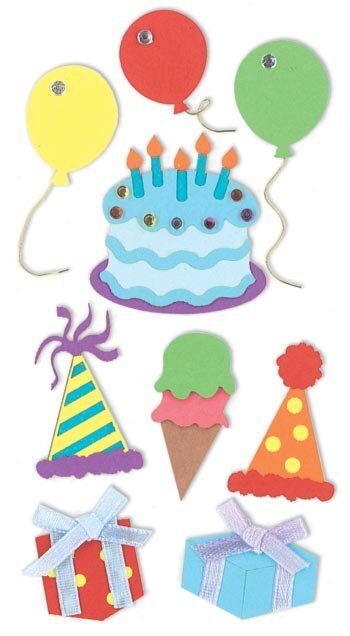 Essentials Sticker Sheet - Birthday Boy