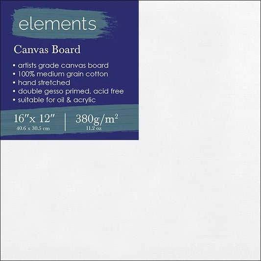 Elements Canvas Board 16" x 12" (40.6 x 30.5cm)