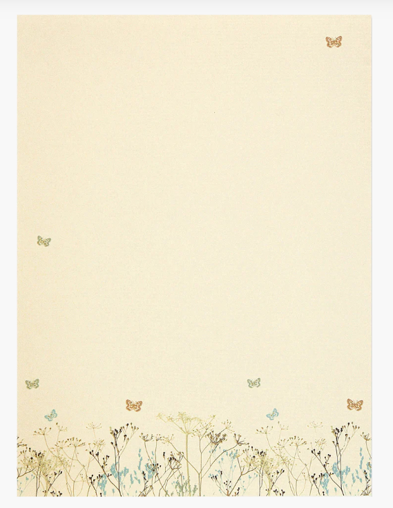 Writing Set Butterflies