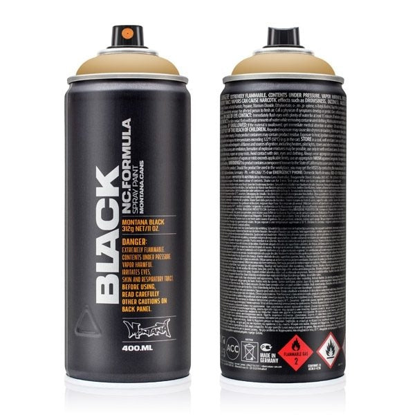 Montana Black Spray Paint - Sand