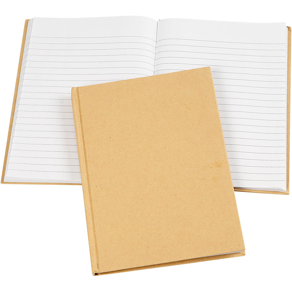 Notebook, A5 15x21 cm, 60 g, 1 pc, brown