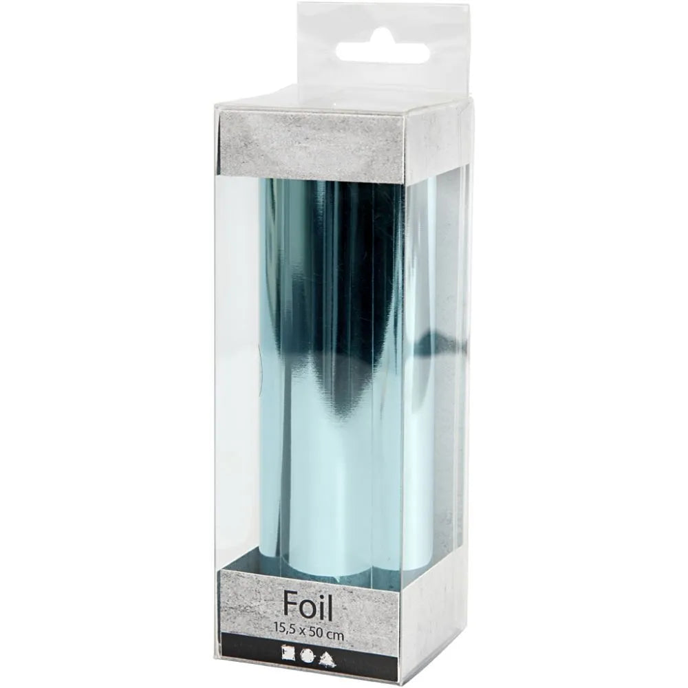 Deco Foil, W: 15.5 cm, 50 cm, light blue
