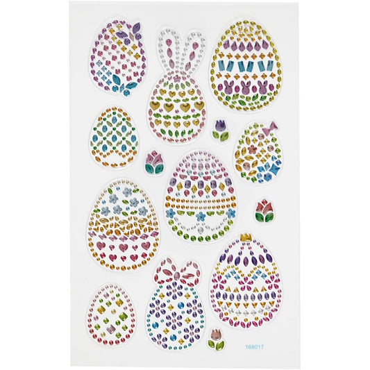 Diamond stickers, Easter eggs