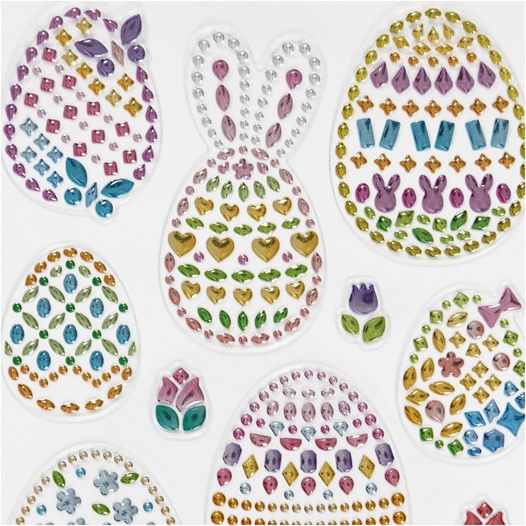 Diamond stickers, Easter eggs