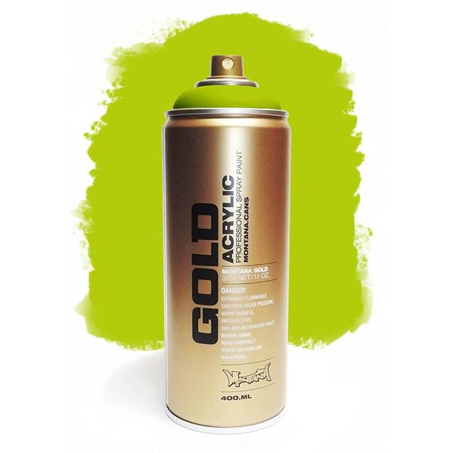 Montana GOLD Spray Paint 400ml - Lime (G6030)
