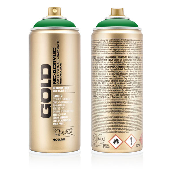 Montana GOLD Spray Paint 400ml - Greenery (G6050)
