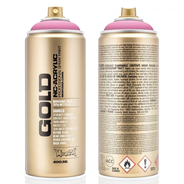 MONTANA GOLD Spray Paint - Shock Pink Light